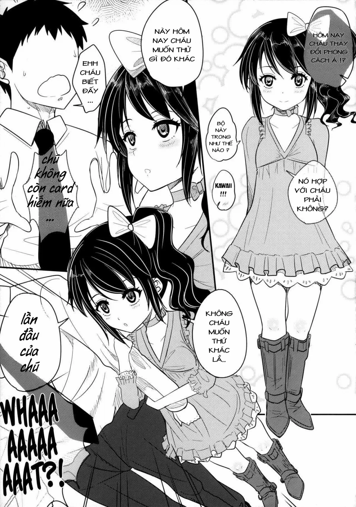 HentaiVN.net - Ảnh 10 - Bé loli khát tình và con cá chà bặc [Bitch na Ano Ko;That Girl is Such A Slut] - Chap 1
