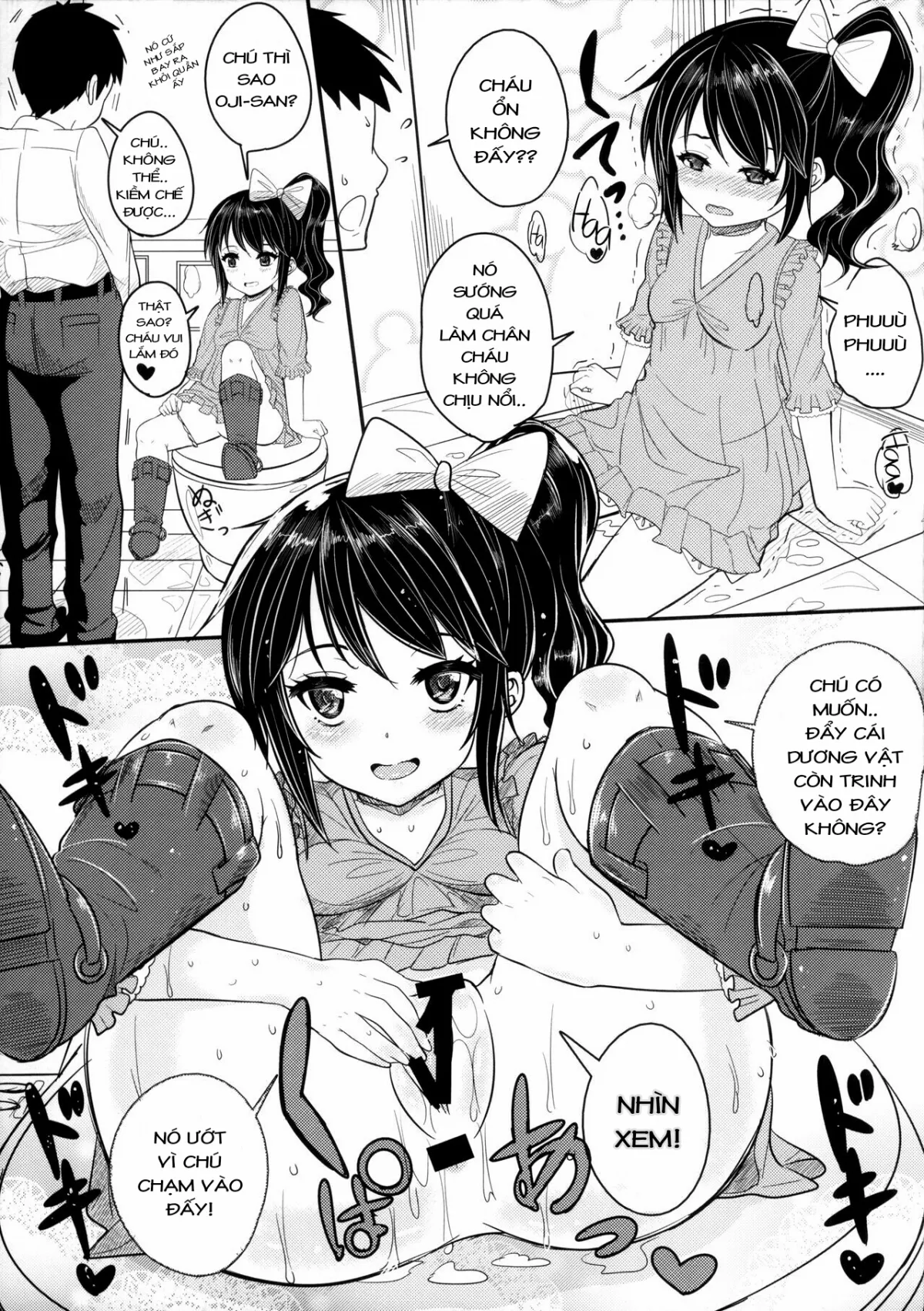 HentaiVN.net - Ảnh 14 - Bé loli khát tình và con cá chà bặc [Bitch na Ano Ko;That Girl is Such A Slut] - Chap 1
