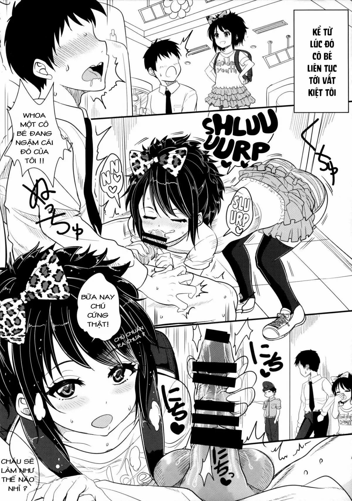 HentaiVN.net - Ảnh 9 - Bé loli khát tình và con cá chà bặc [Bitch na Ano Ko;That Girl is Such A Slut] - Chap 1