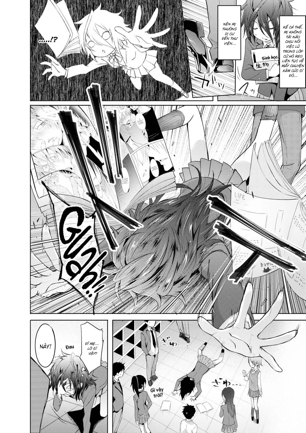 HentaiVN.net - Ảnh 3 - U ám X Vui vẻ [Gloomy X Cheery] - Chap 1