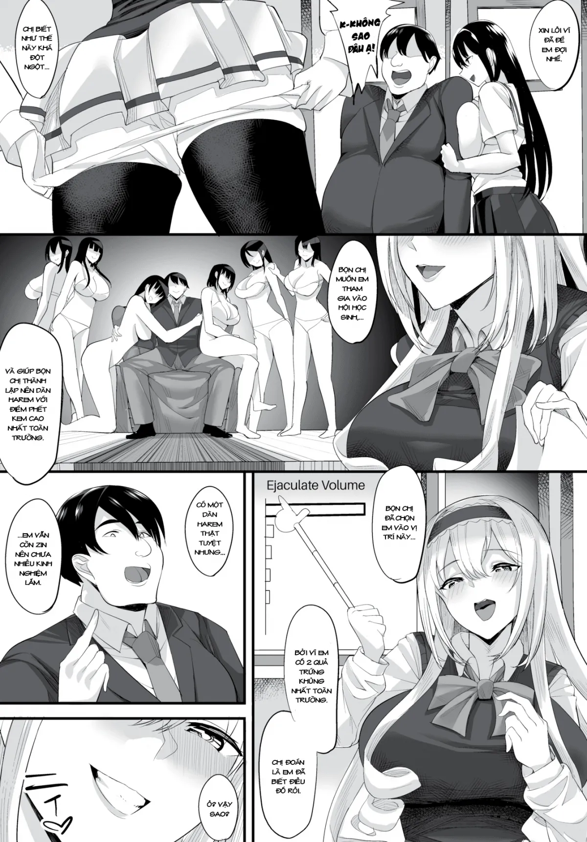 HentaiVN.net - Ảnh 5 - Tôi phết kem cho cả trường và biến mọi người thành Harem của mình [That Time I Creampied Everybody and Turned the Whole School Into My Harem] - Chap 1
