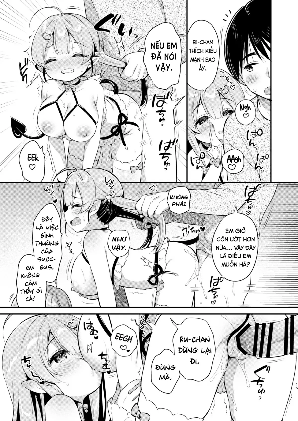 HentaiVN.net - Ảnh 14 - Totsugeki Futago Succubus-chan [Attack of Succubus Twins] - Chap 1