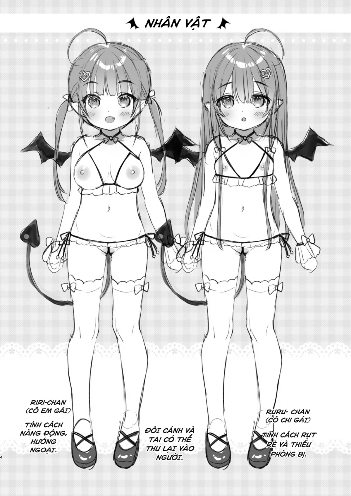 HentaiVN.net - Ảnh 3 - Totsugeki Futago Succubus-chan [Attack of Succubus Twins] - Chap 1