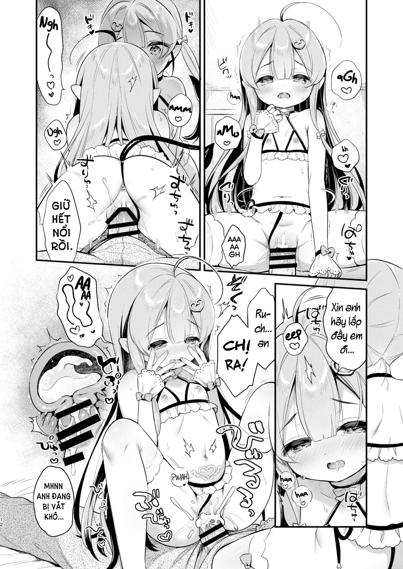 HentaiVN.net - Ảnh 11 - Totsugeki Futago Succubus-chan [Attack of Succubus Twins] - Chap 2