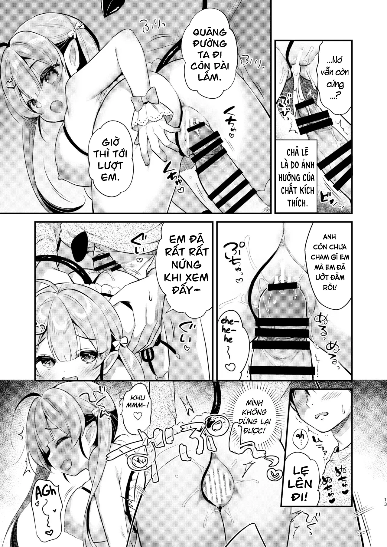 HentaiVN.net - Ảnh 12 - Totsugeki Futago Succubus-chan [Attack of Succubus Twins] - Chap 2