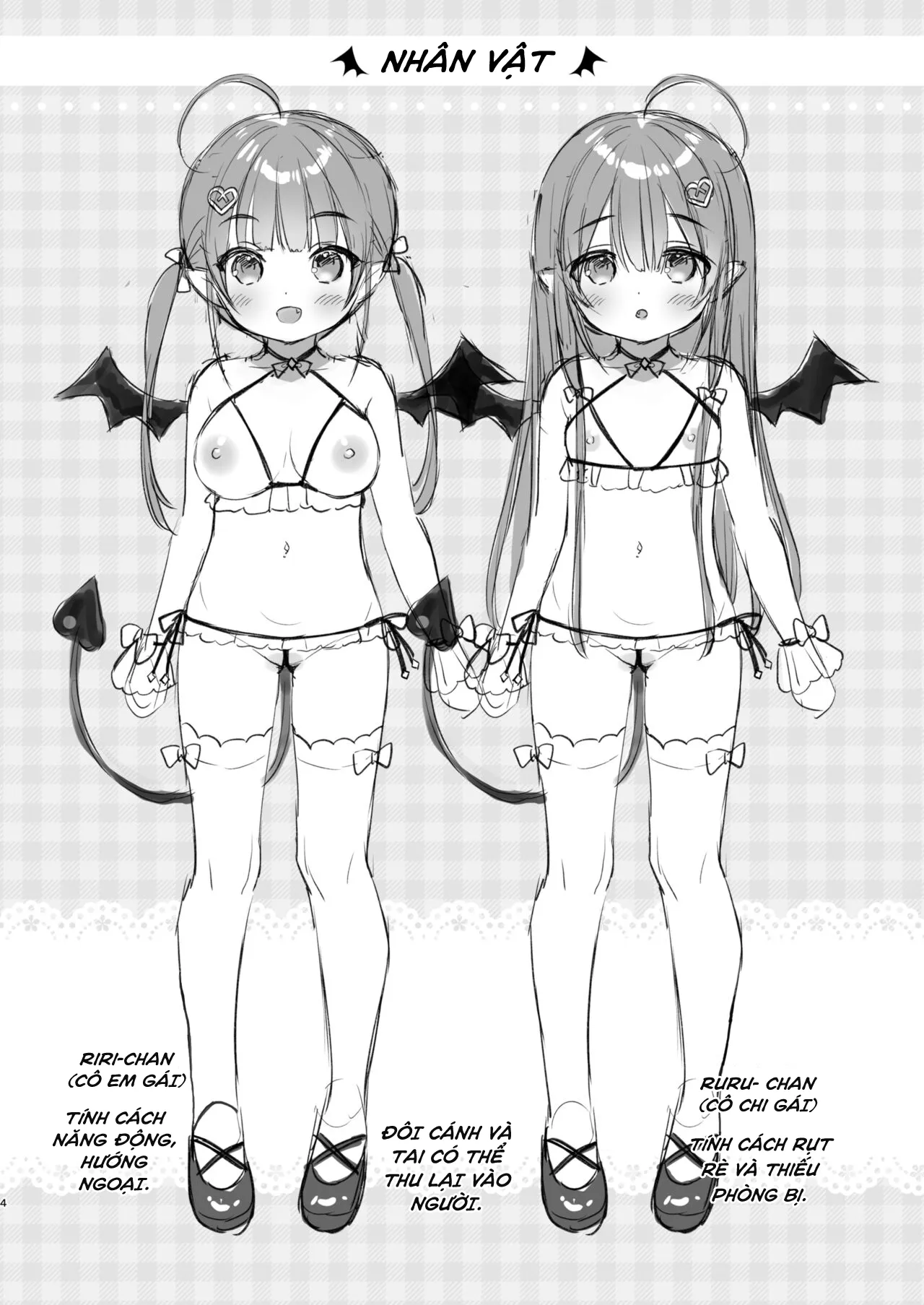 HentaiVN.net - Ảnh 3 - Totsugeki Futago Succubus-chan [Attack of Succubus Twins] - Chap 2
