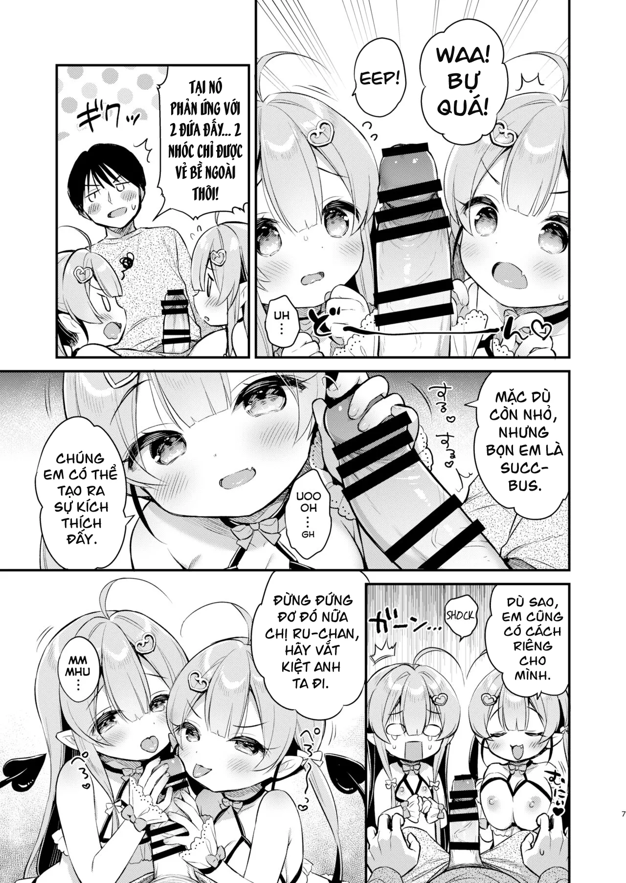 HentaiVN.net - Ảnh 6 - Totsugeki Futago Succubus-chan [Attack of Succubus Twins] - Chap 2