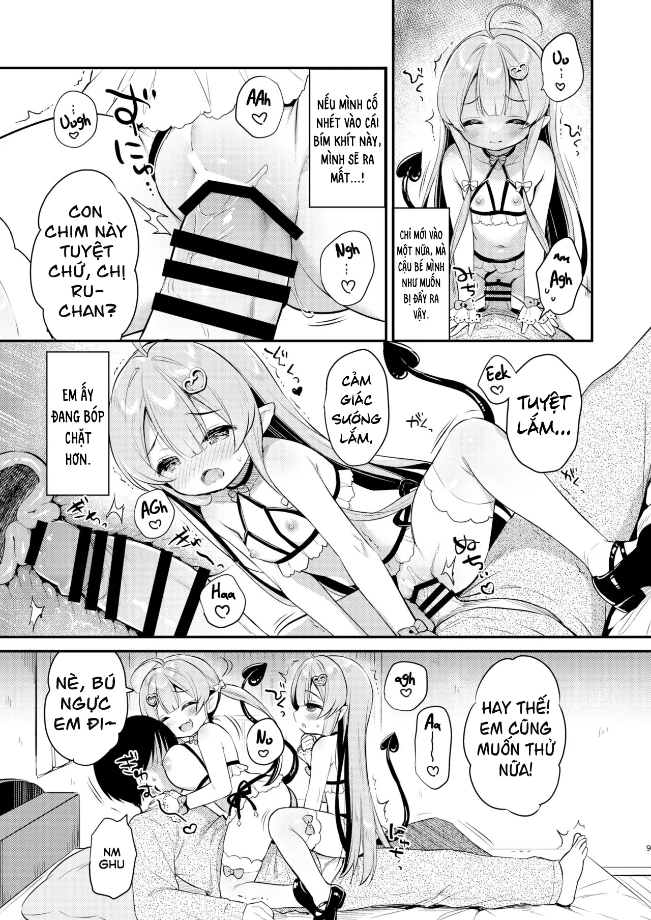 HentaiVN.net - Ảnh 8 - Totsugeki Futago Succubus-chan [Attack of Succubus Twins] - Chap 2