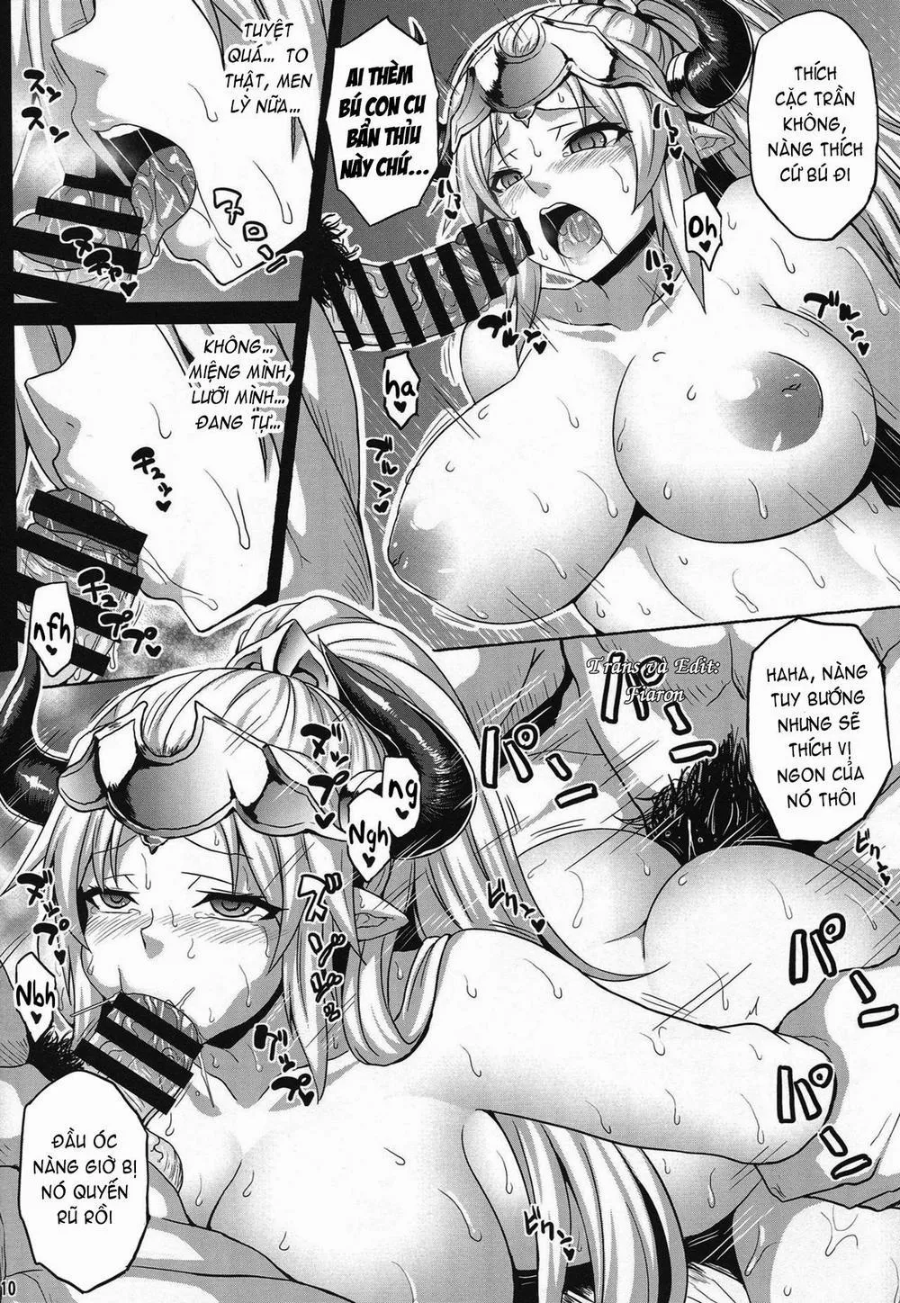 HentaiVN.net - Ảnh 11 - Hetare Yuusha To Netorare No Himegimi (Granblue Fantasy) - Chap 1