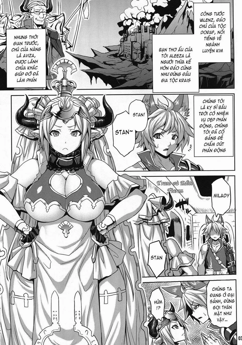 HentaiVN.net - Ảnh 4 - Hetare Yuusha To Netorare No Himegimi (Granblue Fantasy) - Chap 1