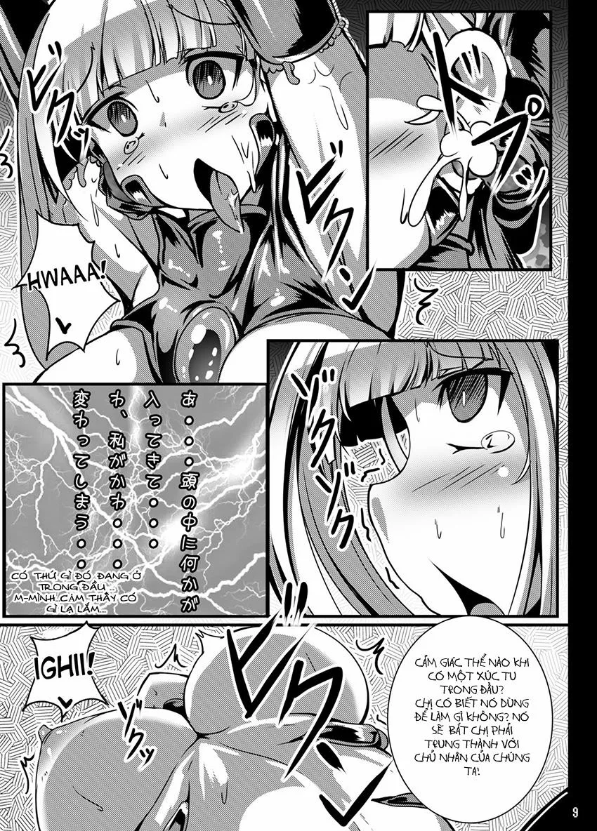 HentaiVN.net - Ảnh 9 - Kuro Usa Ga Shokushu-Sama No Mesu Ni Naru Hon - Chap 1