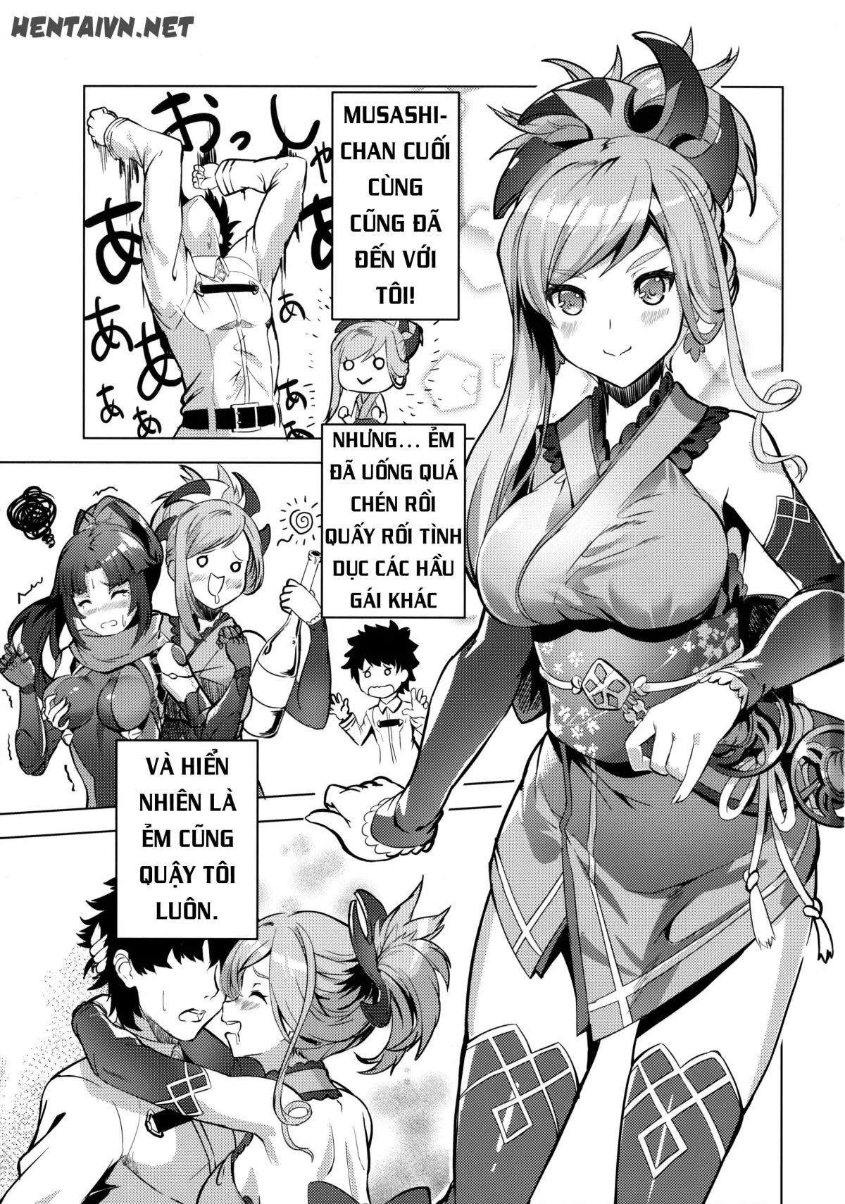 HentaiVN.net - Ảnh 3 - Musashi-chan no Erohon (Fate/Grand Order) [武蔵ちゃんのえろほん] - Chap 1