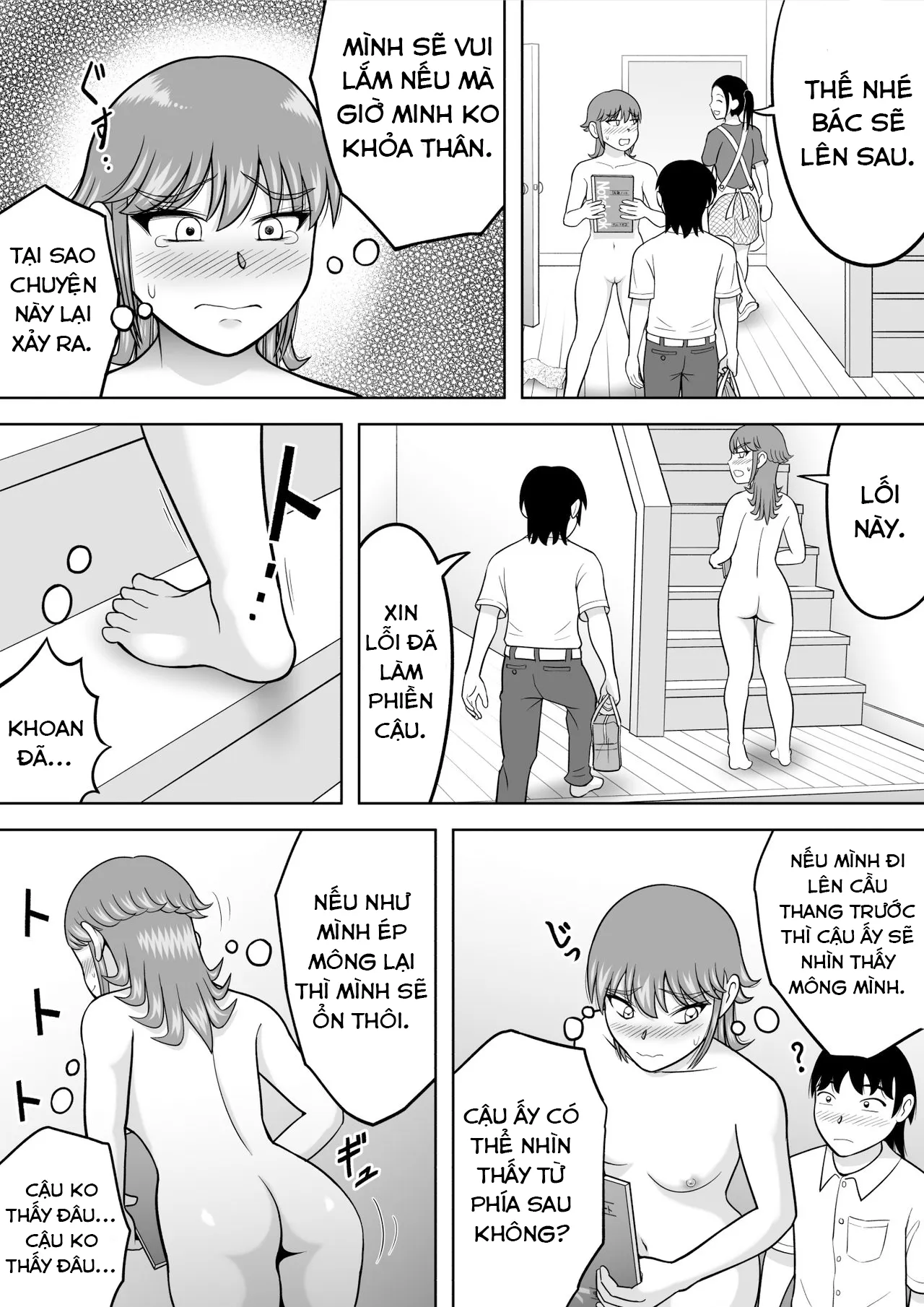 HentaiVN.net - Ảnh 13 - Bạn đến không đúng lúc [Zenra Shoujo; 全裸少女] - Chap 1