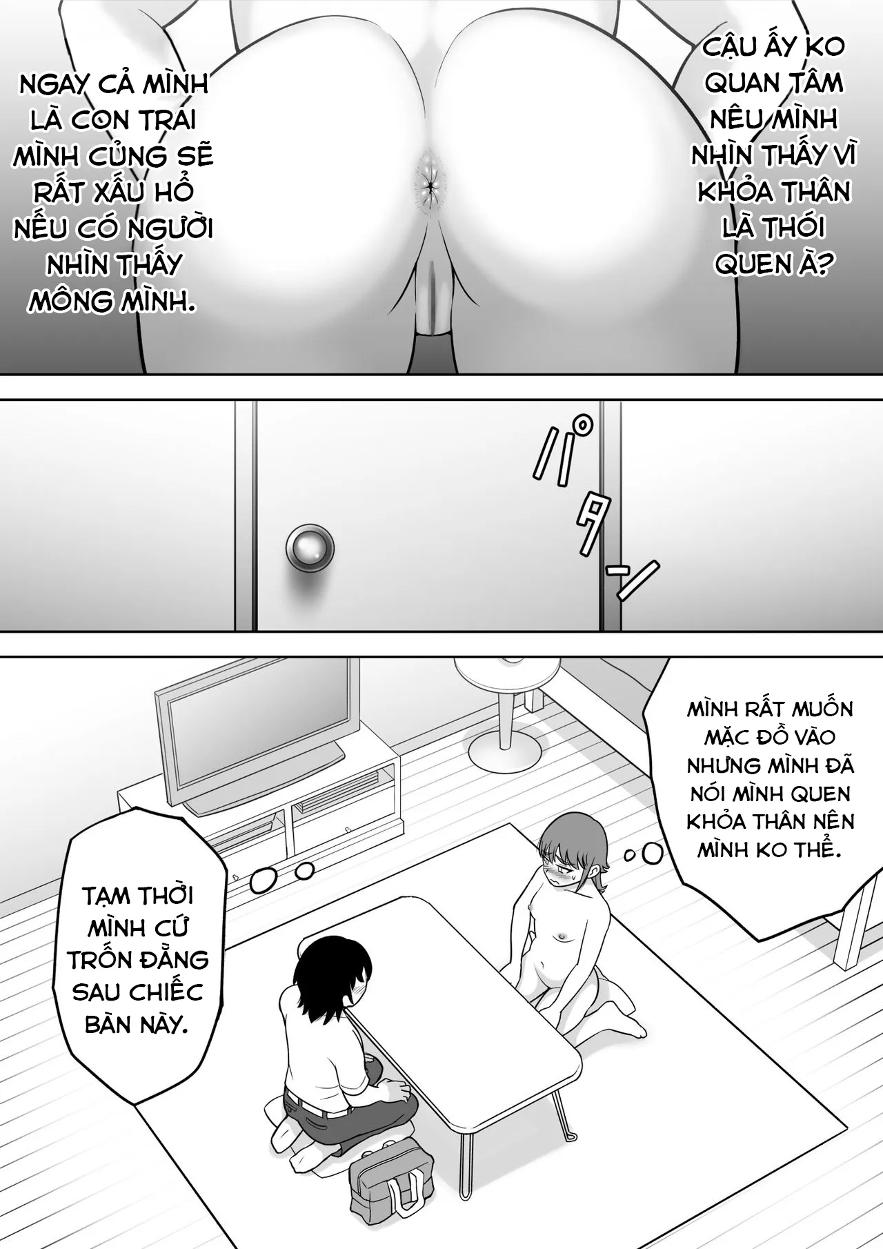 HentaiVN.net - Ảnh 15 - Bạn đến không đúng lúc [Zenra Shoujo; 全裸少女] - Chap 1