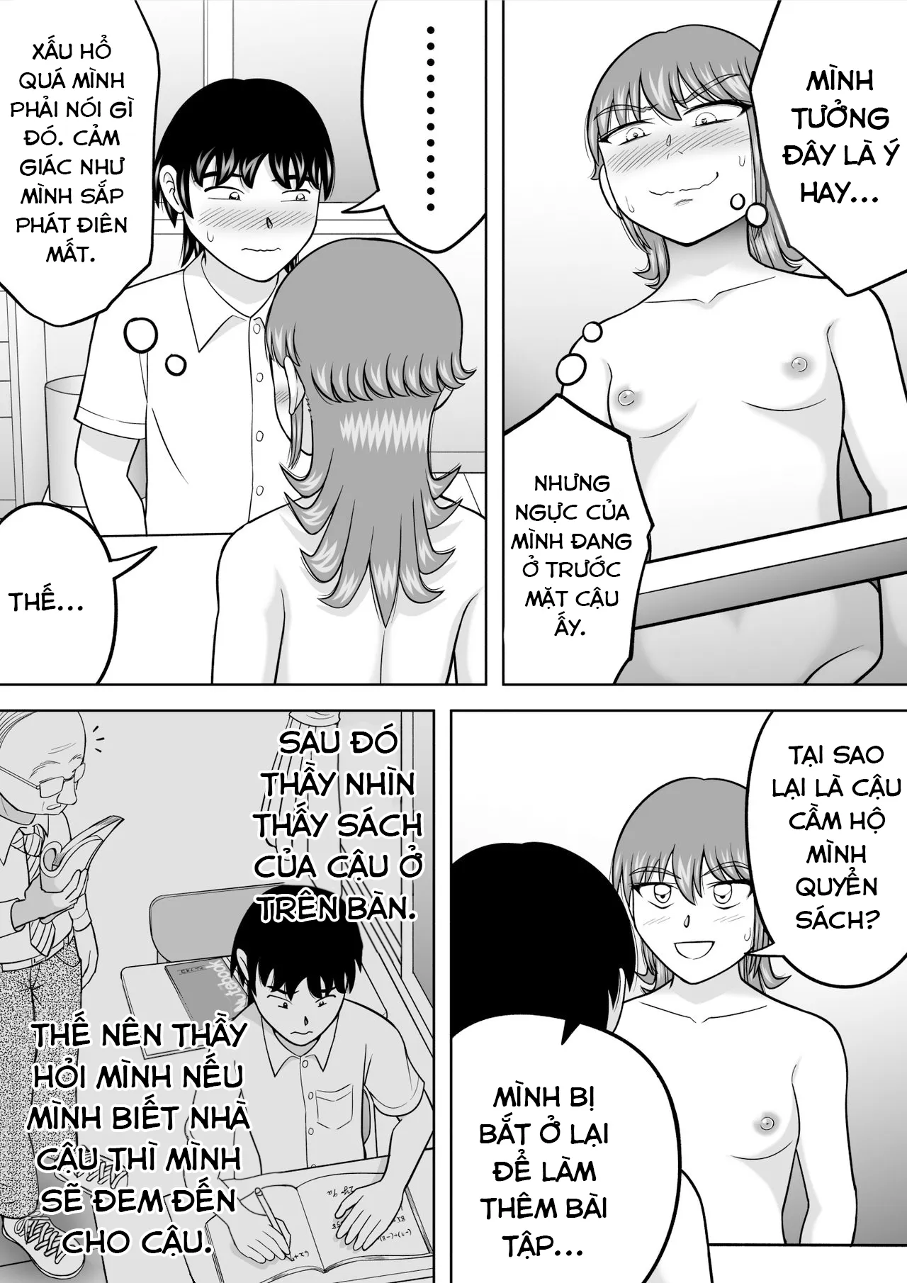 HentaiVN.net - Ảnh 16 - Bạn đến không đúng lúc [Zenra Shoujo; 全裸少女] - Chap 1