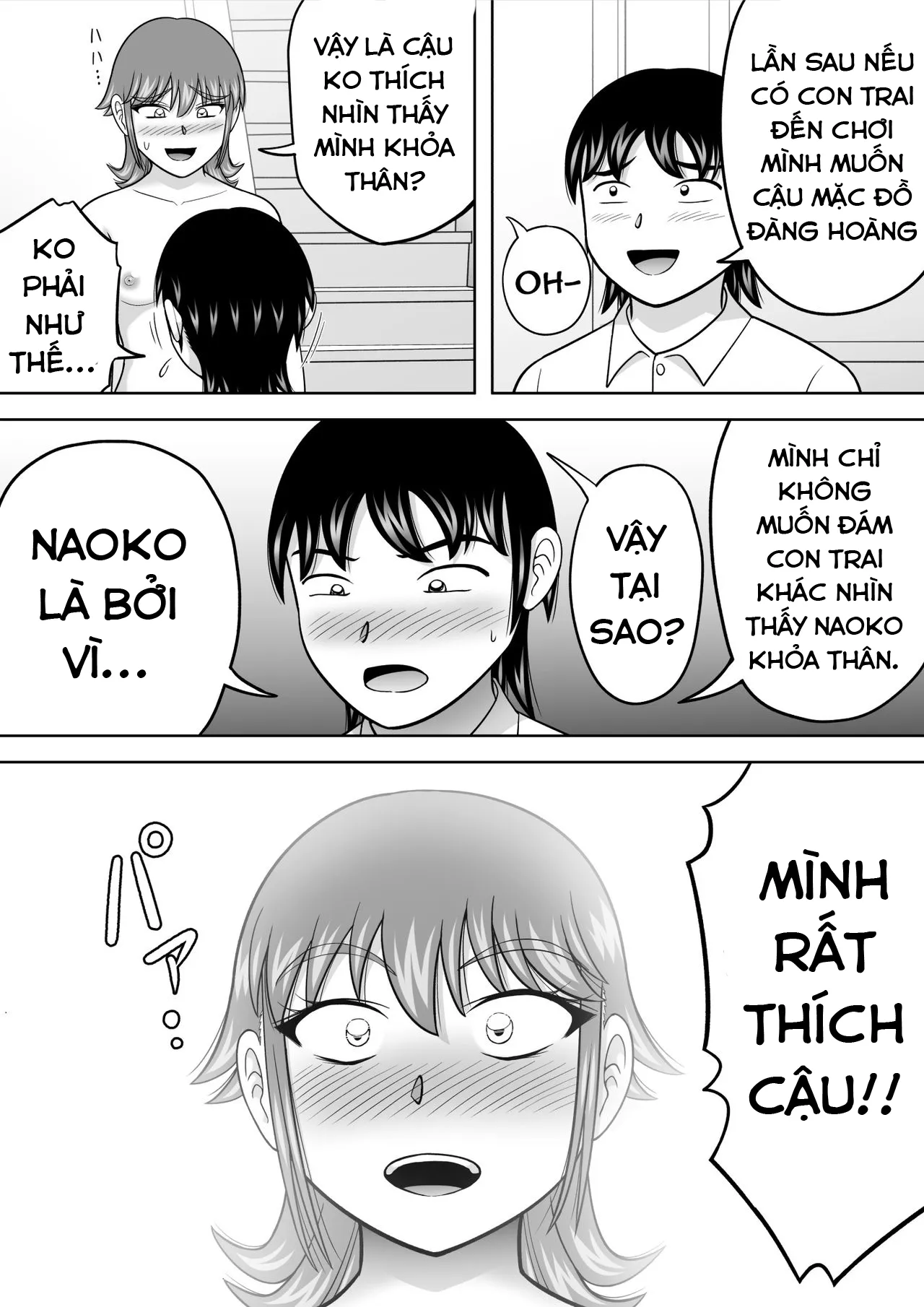 HentaiVN.net - Ảnh 31 - Bạn đến không đúng lúc [Zenra Shoujo; 全裸少女] - Chap 1
