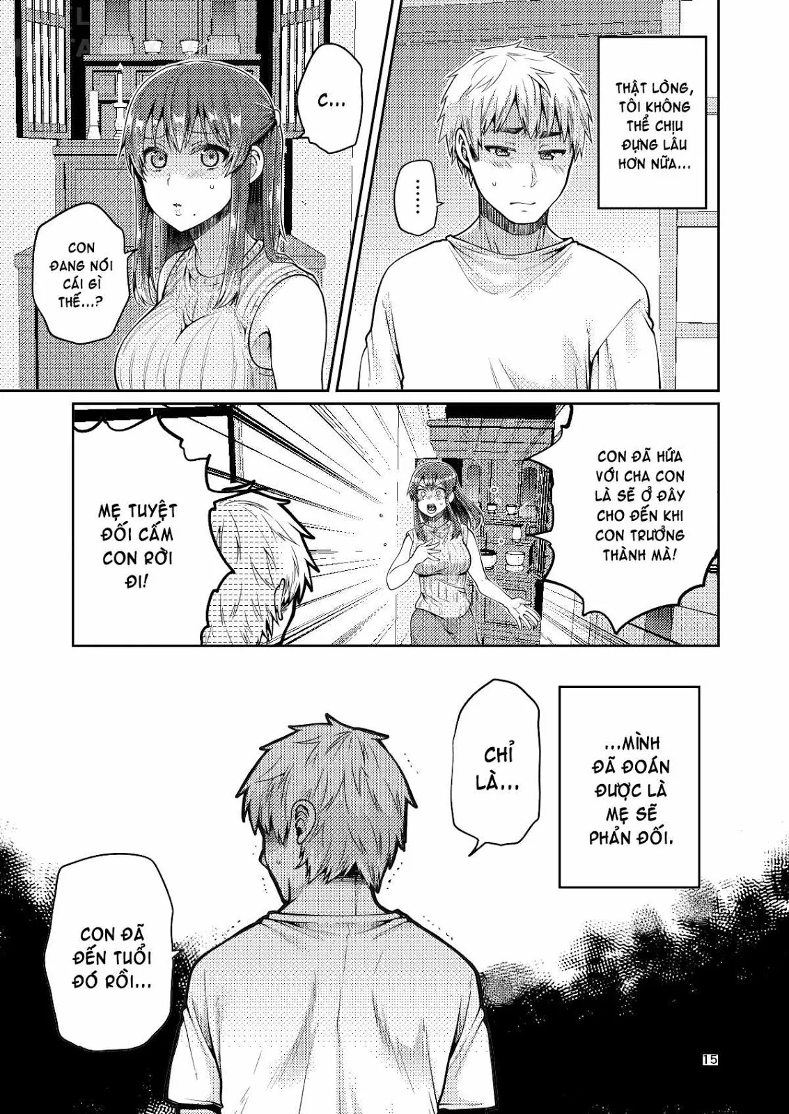 HentaiVN.net - Ảnh 17 - Kaa-San To Issho [Together With My Step-Mum] - Chap 1