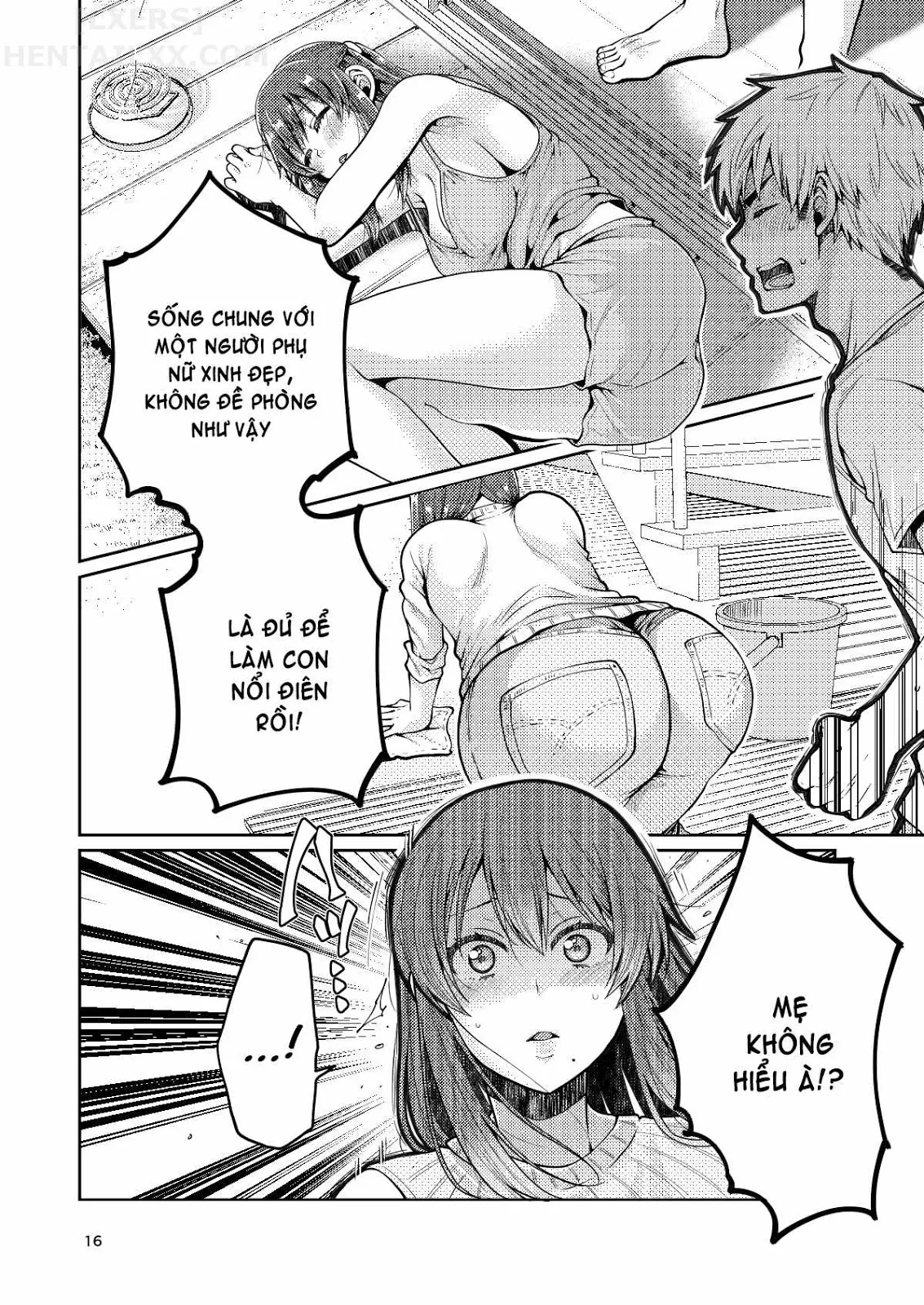 HentaiVN.net - Ảnh 18 - Kaa-San To Issho [Together With My Step-Mum] - Chap 1