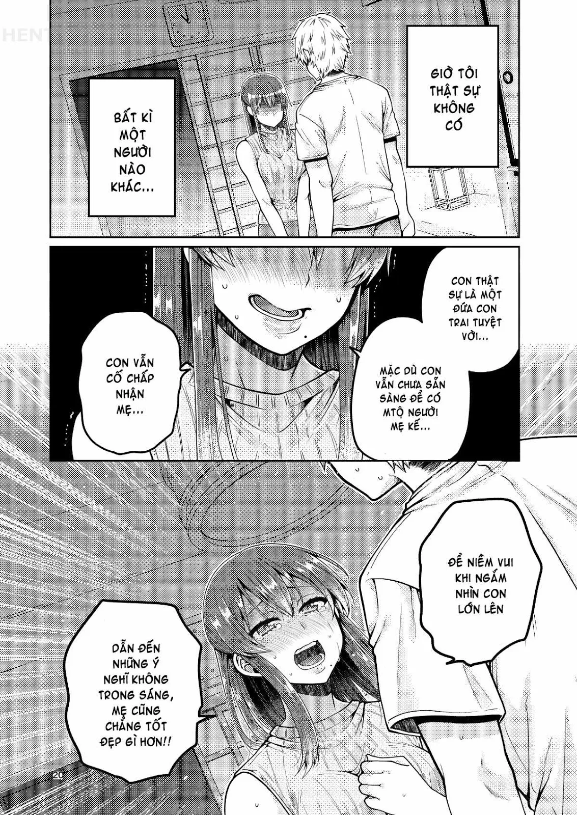 HentaiVN.net - Ảnh 22 - Kaa-San To Issho [Together With My Step-Mum] - Chap 1