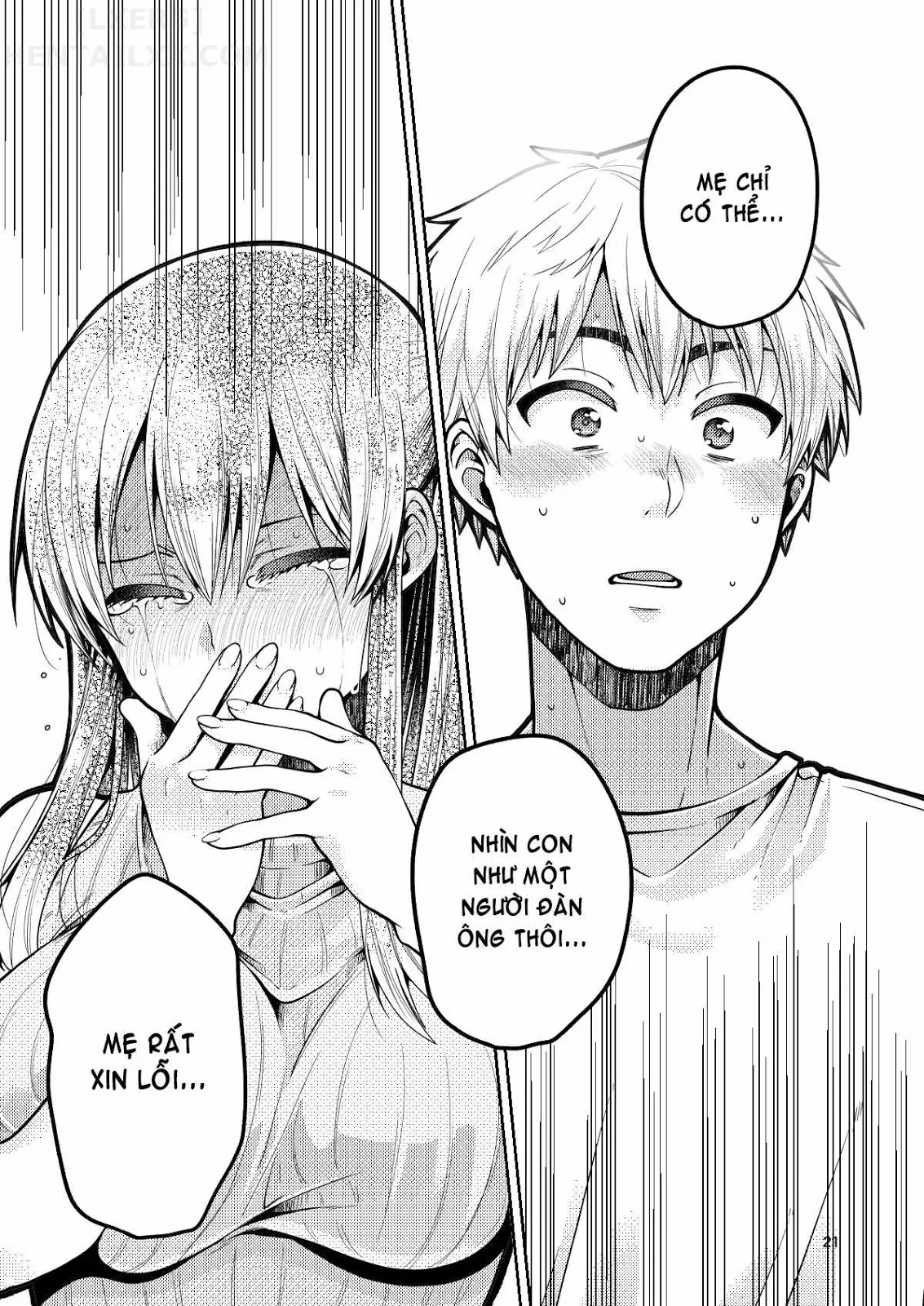 HentaiVN.net - Ảnh 23 - Kaa-San To Issho [Together With My Step-Mum] - Chap 1