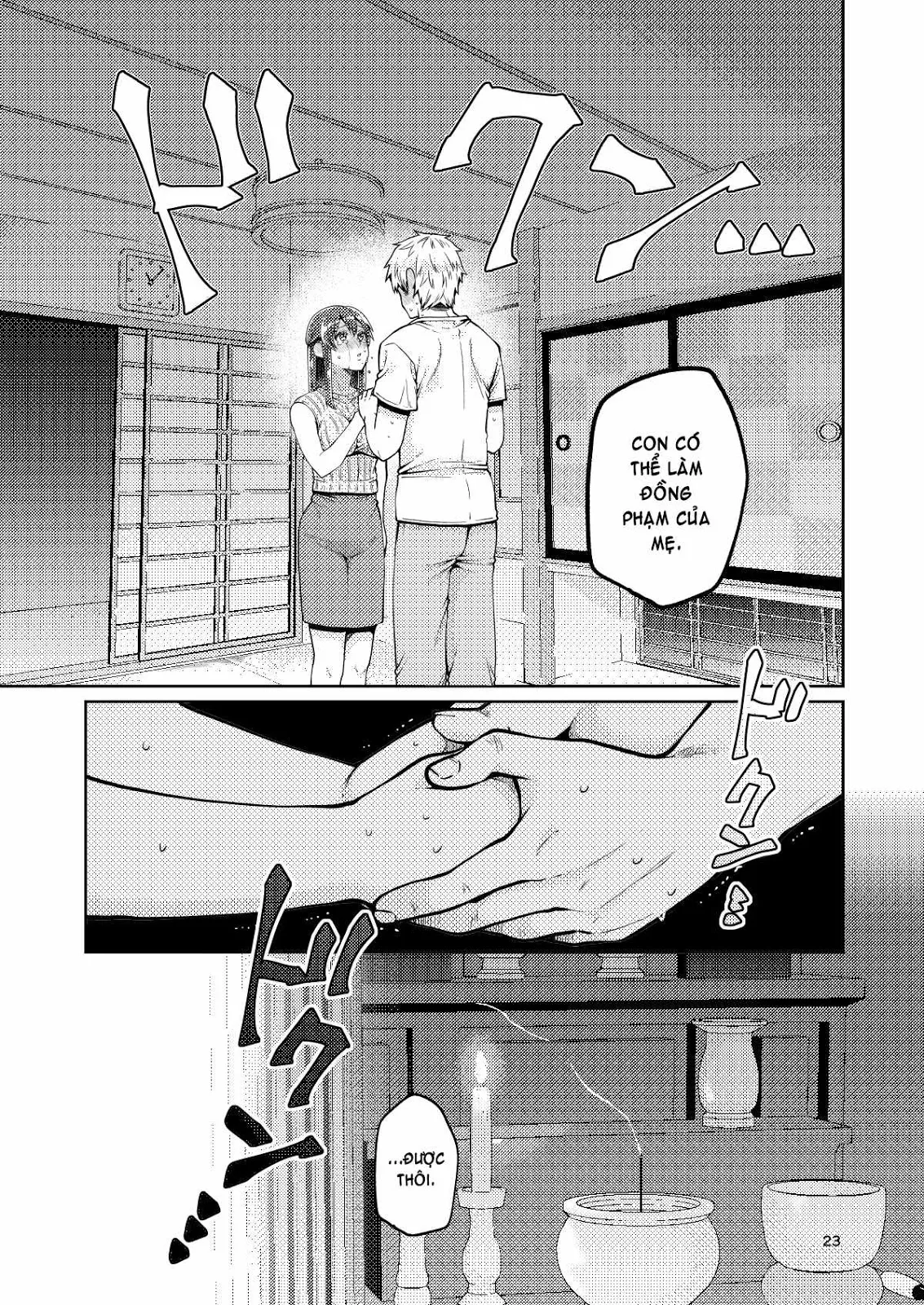 HentaiVN.net - Ảnh 25 - Kaa-San To Issho [Together With My Step-Mum] - Chap 1