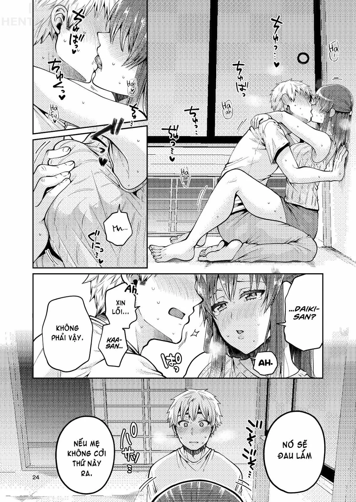 HentaiVN.net - Ảnh 26 - Kaa-San To Issho [Together With My Step-Mum] - Chap 1