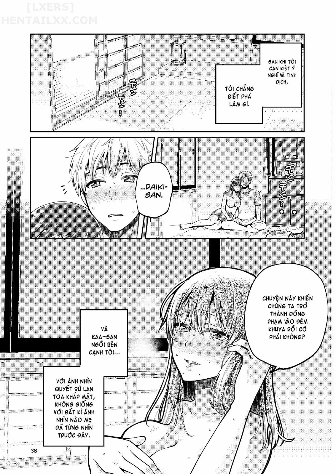 HentaiVN.net - Ảnh 40 - Kaa-San To Issho [Together With My Step-Mum] - Chap 1