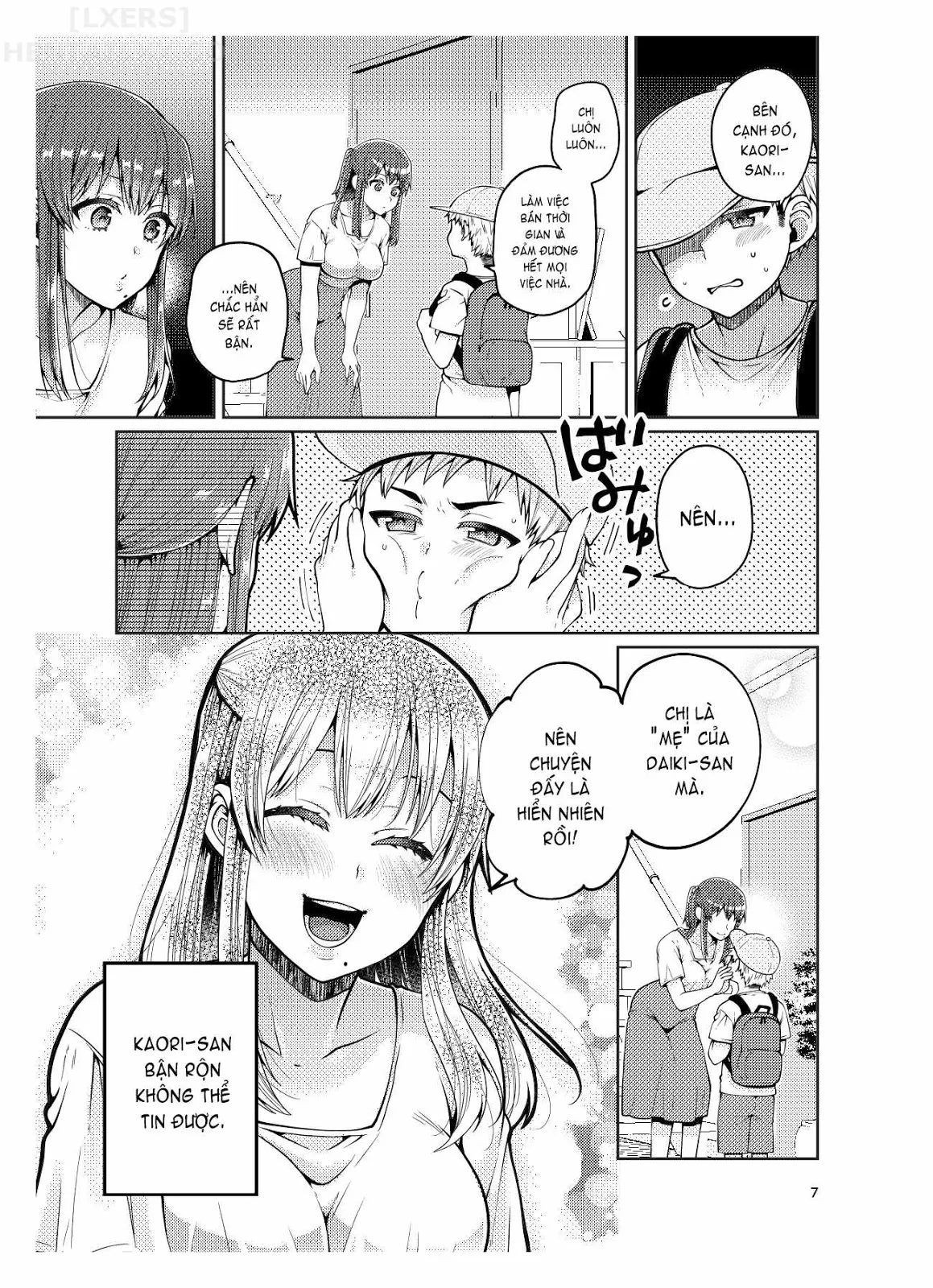 HentaiVN.net - Ảnh 9 - Kaa-San To Issho [Together With My Step-Mum] - Chap 1