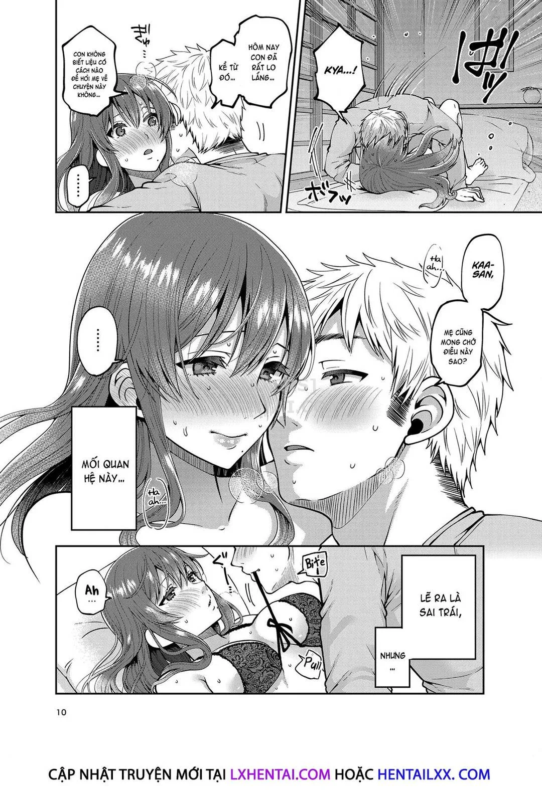 HentaiVN.net - Ảnh 11 - Kaa-San To Issho [Together With My Step-Mum] - Chap 2