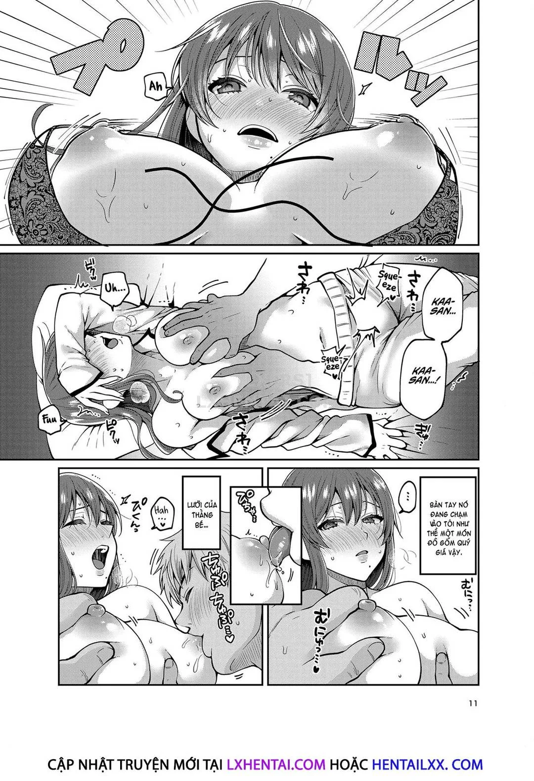 HentaiVN.net - Ảnh 12 - Kaa-San To Issho [Together With My Step-Mum] - Chap 2