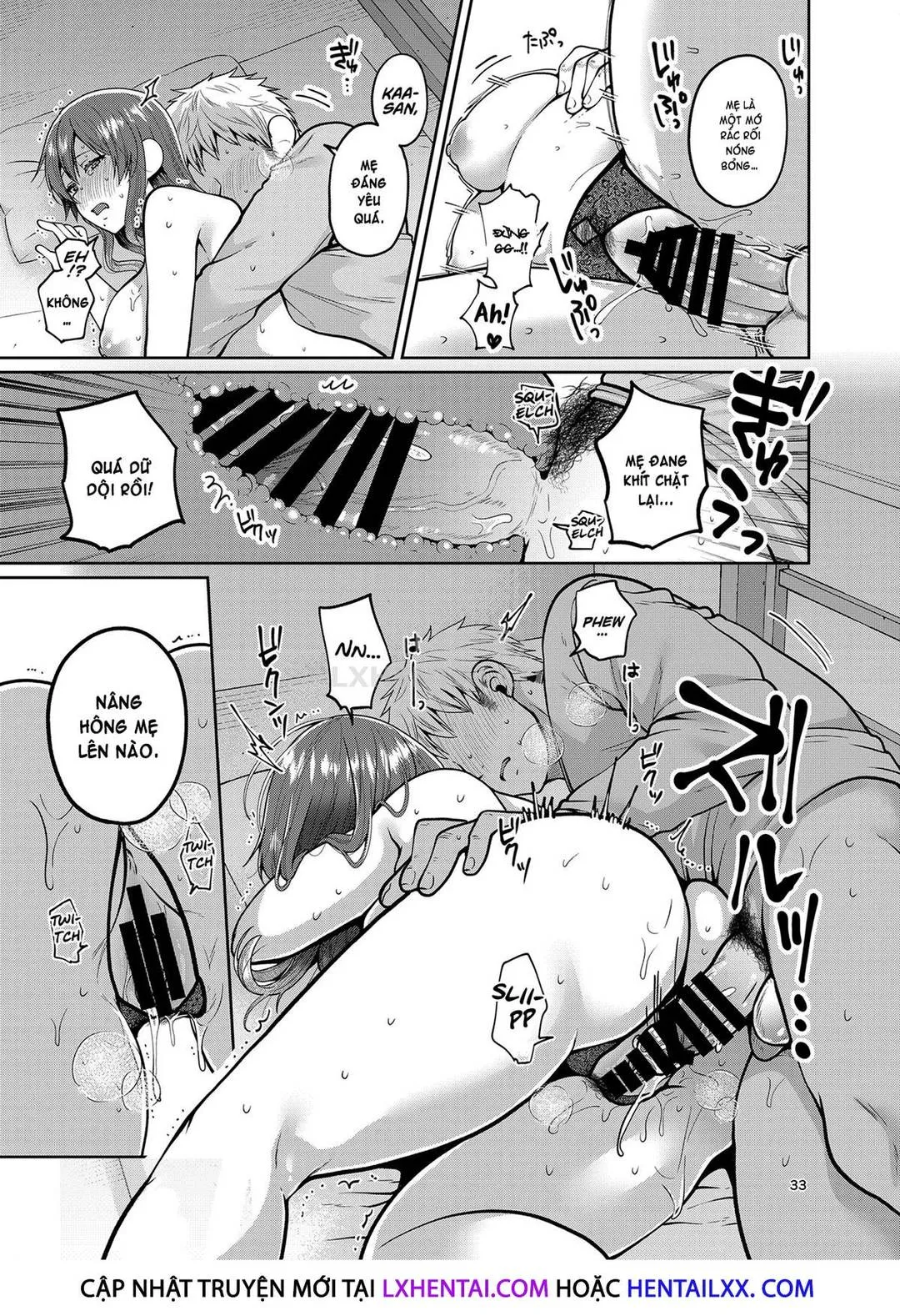 HentaiVN.net - Ảnh 33 - Kaa-San To Issho [Together With My Step-Mum] - Chap 2