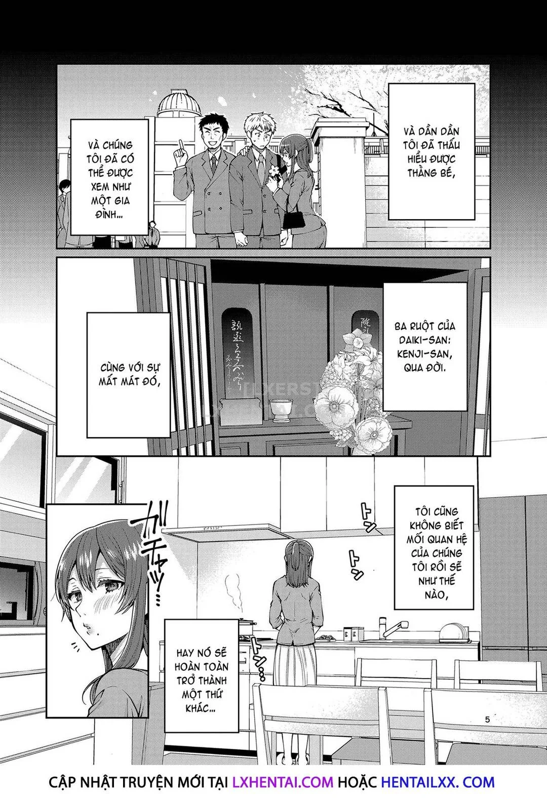 HentaiVN.net - Ảnh 6 - Kaa-San To Issho [Together With My Step-Mum] - Chap 2