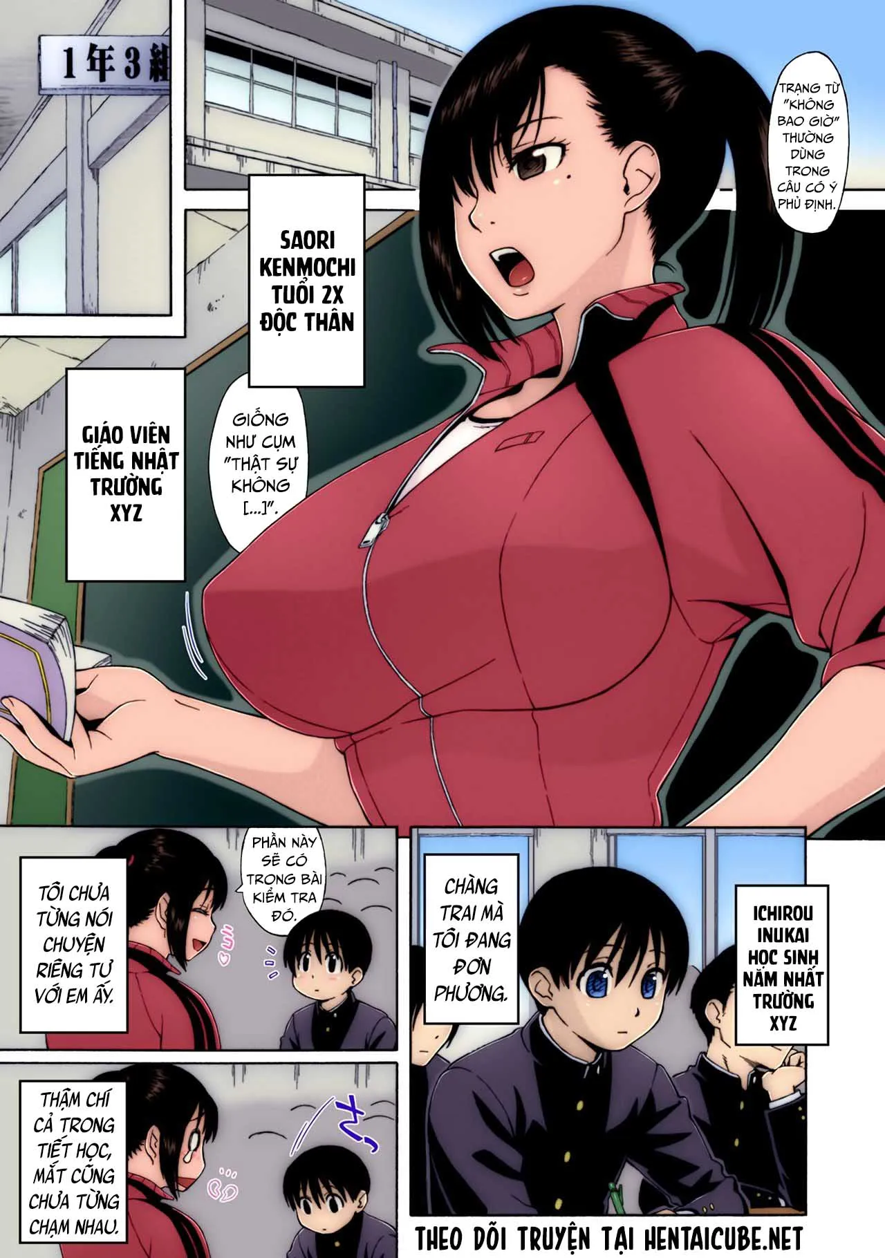 HentaiVN.net - Ảnh 2 - Nonstop! Kenmochi-sensei - Chap 1