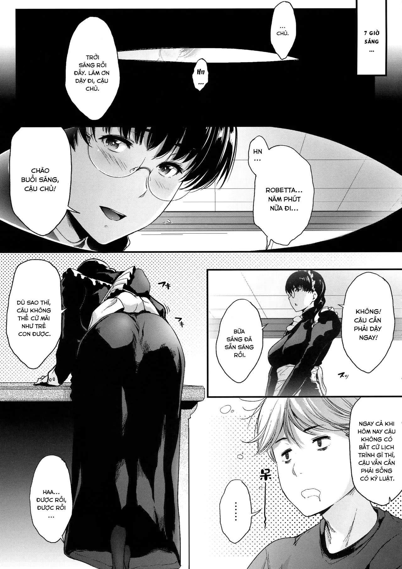 HentaiVN.net - Ảnh 2 - Waka-sama to Maid - Chap 1