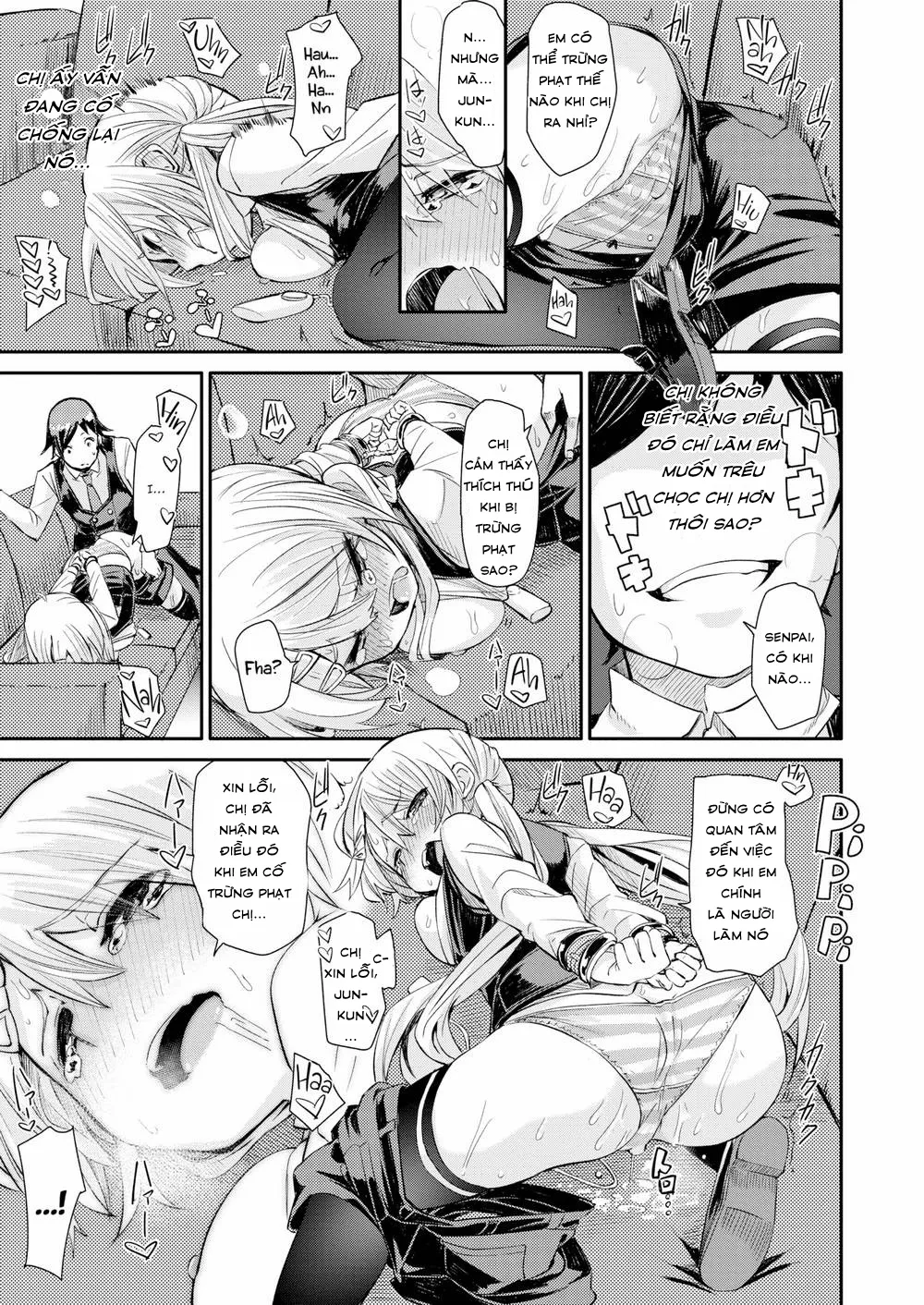 HentaiVN.net - Ảnh 12 - Trừng phạt ♥ [Punishment ♥ ; Punishment] - Chap 1