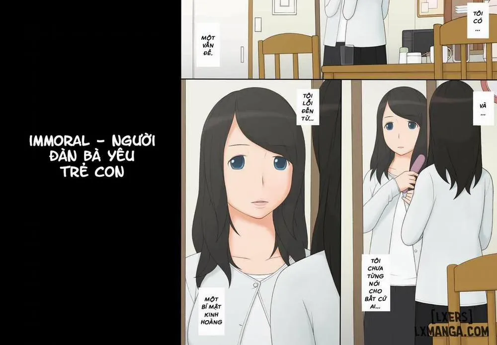 HentaiVN.net - Ảnh 3 - Immoral - The Woman Who Loves Kids - Chap 1