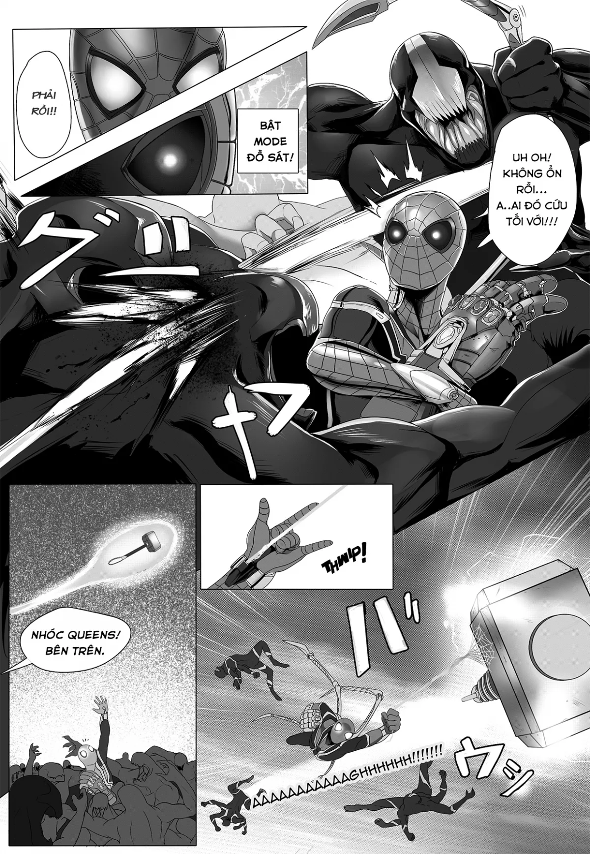 HentaiVN.net - Ảnh 4 - Được Địt Captain Marvel [AVENGERS Got something for me?;Got something for me?] - Chap 1