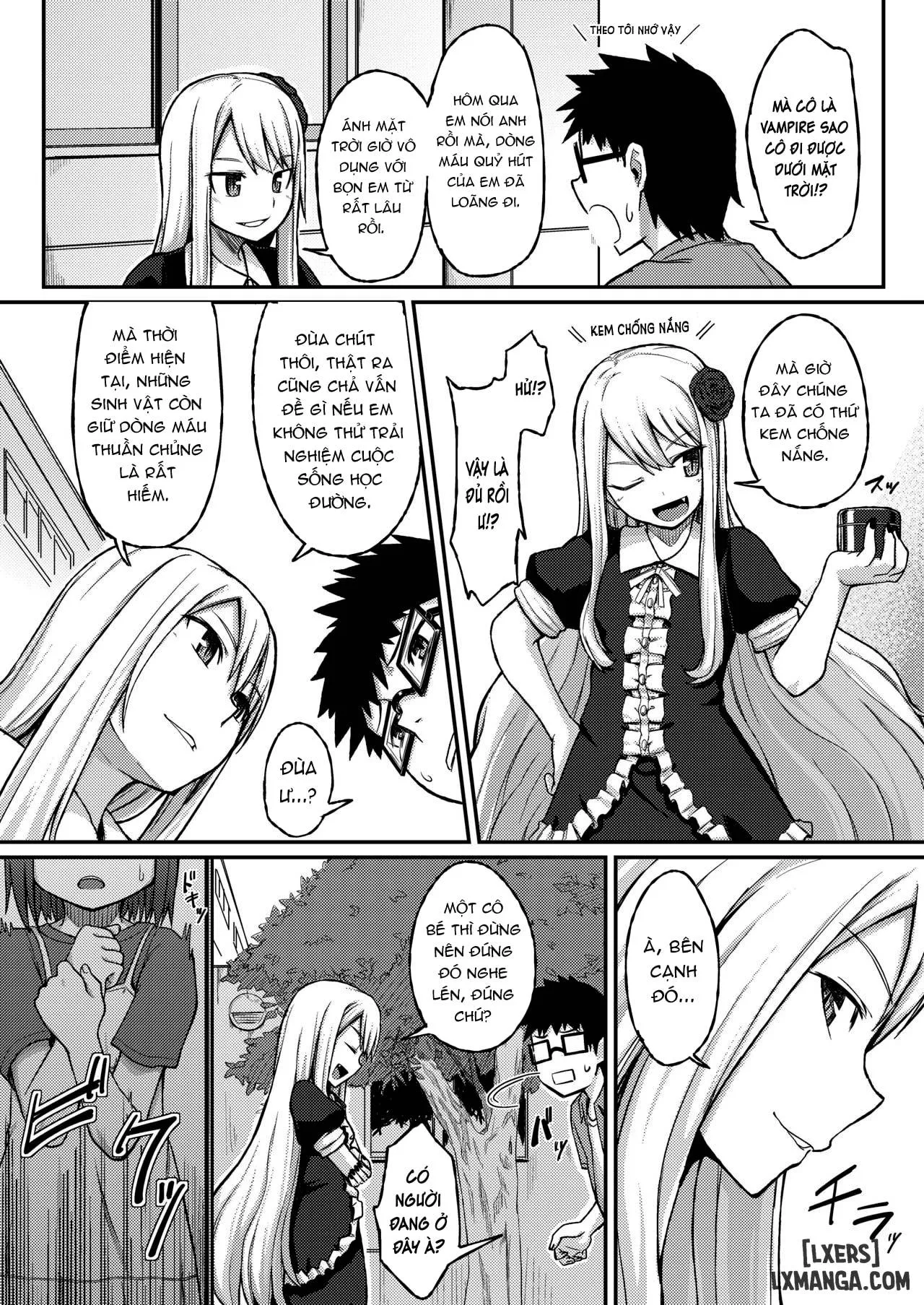 HentaiVN.net - Ảnh 10 - Đóa hoa hồng của Vampire - Chap 3