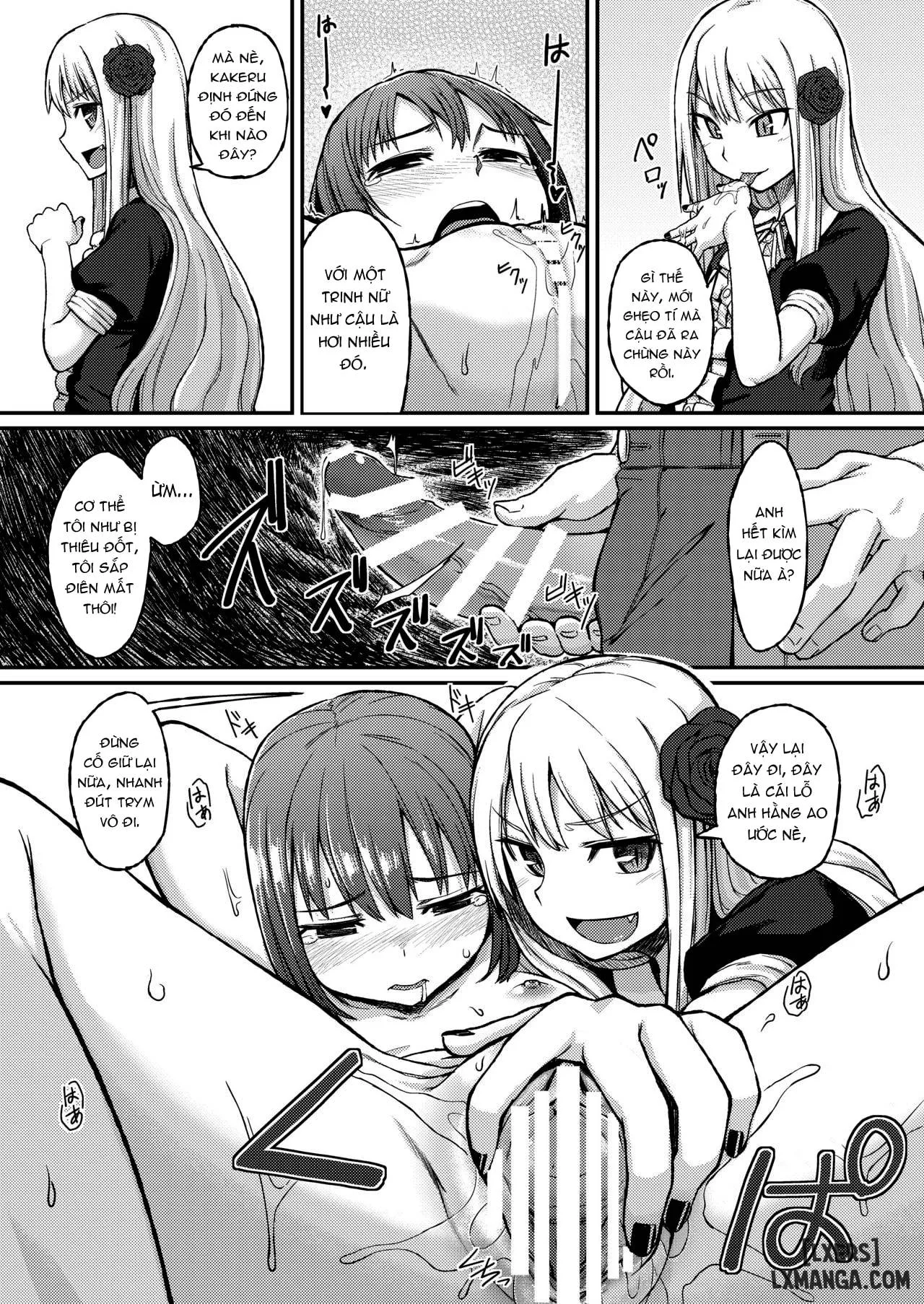 HentaiVN.net - Ảnh 21 - Đóa hoa hồng của Vampire - Chap 3