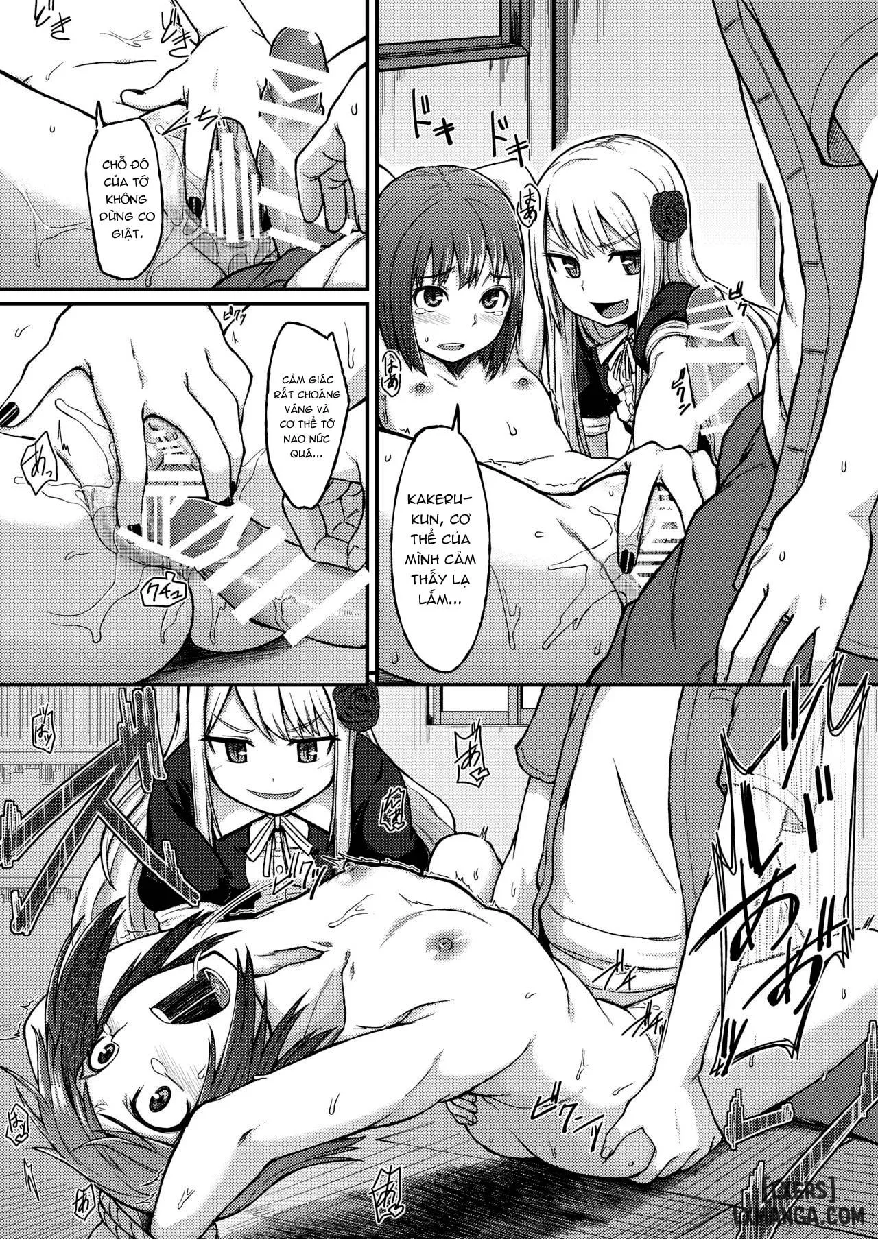 HentaiVN.net - Ảnh 22 - Đóa hoa hồng của Vampire - Chap 3