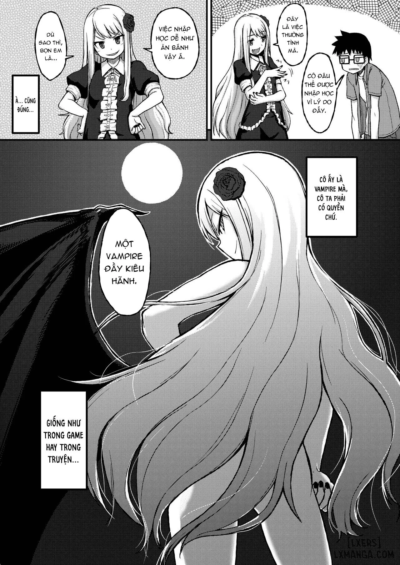 HentaiVN.net - Ảnh 9 - Đóa hoa hồng của Vampire - Chap 3