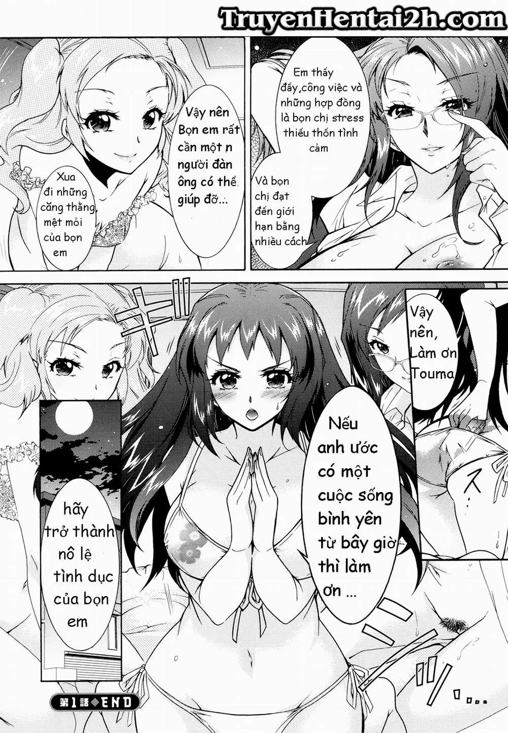 HentaiVN.net - Ảnh 23 - Sanshimai No Omocha - The Slave Of Three Sisters - Chap 1