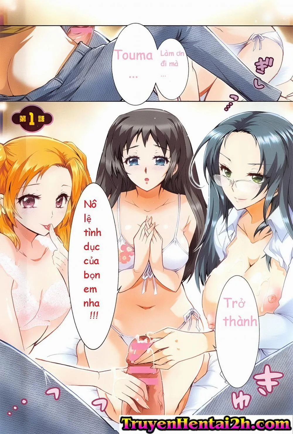 HentaiVN.net - Ảnh 3 - Sanshimai No Omocha - The Slave Of Three Sisters - Chap 1