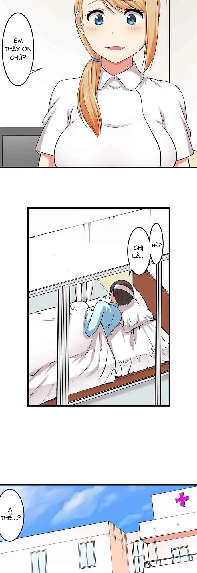 HentaiVN.net - Ảnh 4 - Cuộc sống tình dục trong bệnh viện của tôi. [Bokutoku! Nyuuin Seikatsu] - Chap 1