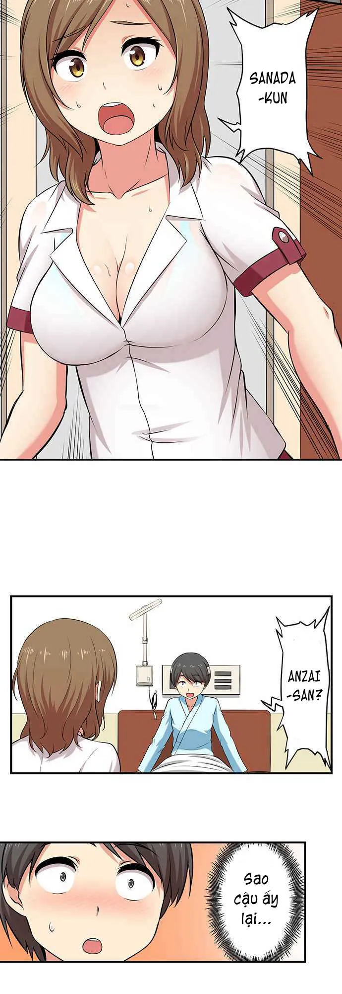 HentaiVN.net - Ảnh 8 - Cuộc sống tình dục trong bệnh viện của tôi. [Bokutoku! Nyuuin Seikatsu] - Chap 1