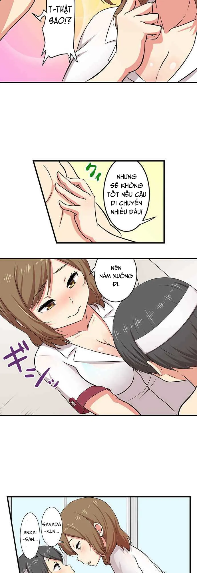 HentaiVN.net - Ảnh 9 - Cuộc sống tình dục trong bệnh viện của tôi. [Bokutoku! Nyuuin Seikatsu] - Chap 3