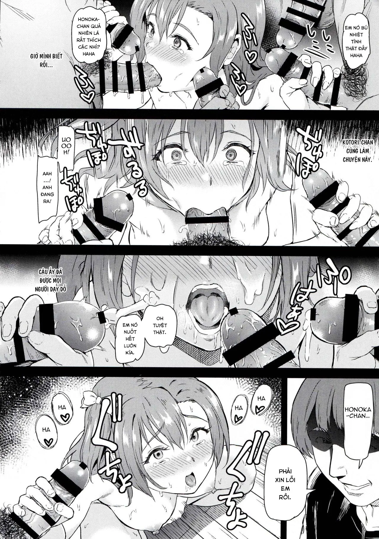 HentaiVN.net - Ảnh 32 - Joshidaisei Kosaka Honoka no YariCir Jikenbo (Love Live!) [College Girl Honoka Kousaka’s Hookup Club Case Files (Love Live!)] - Chap 1