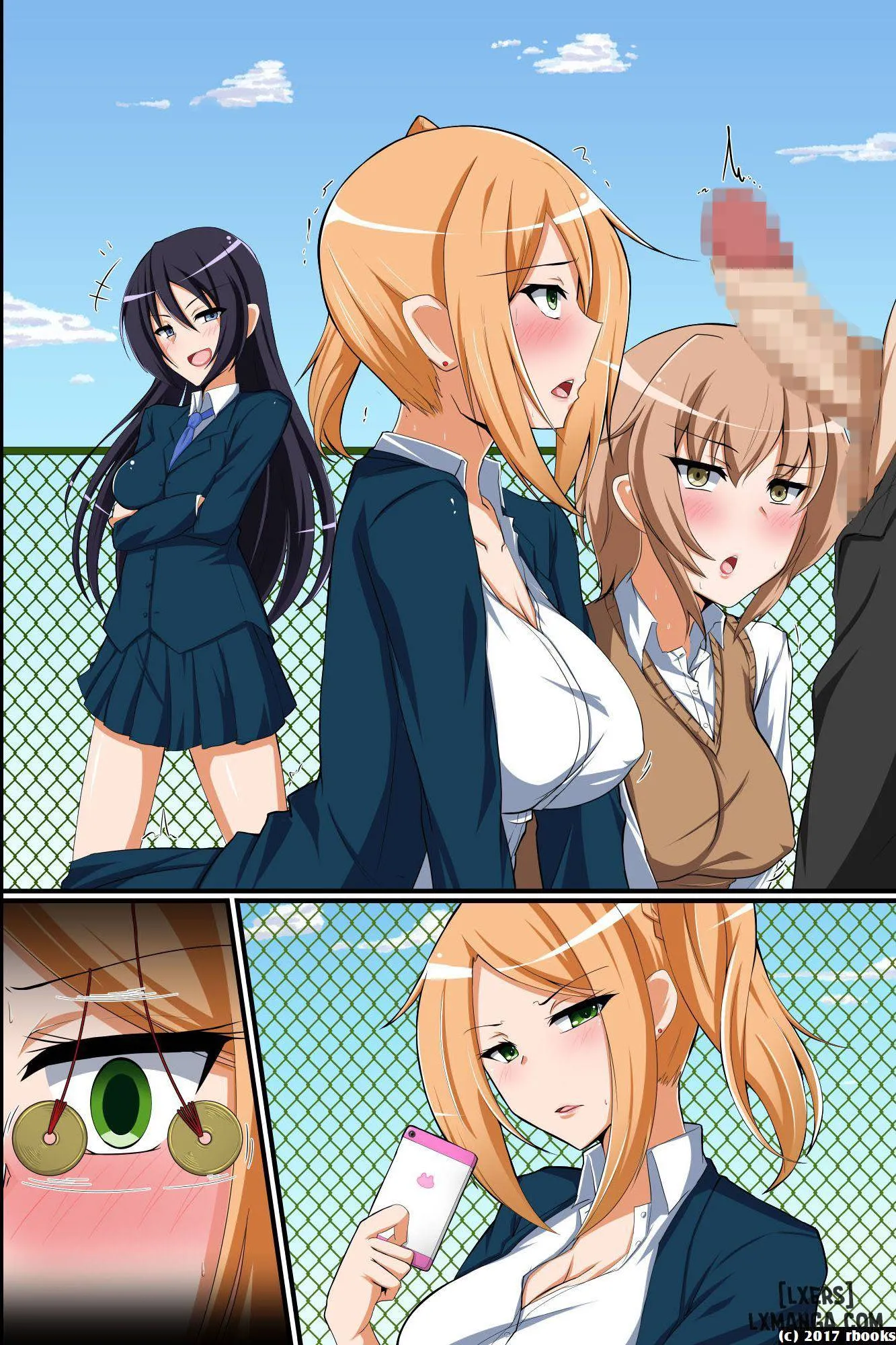HentaiVN.net - Ảnh 4 - Seitokaichou Bitch-ka Keikaku - Chap 1
