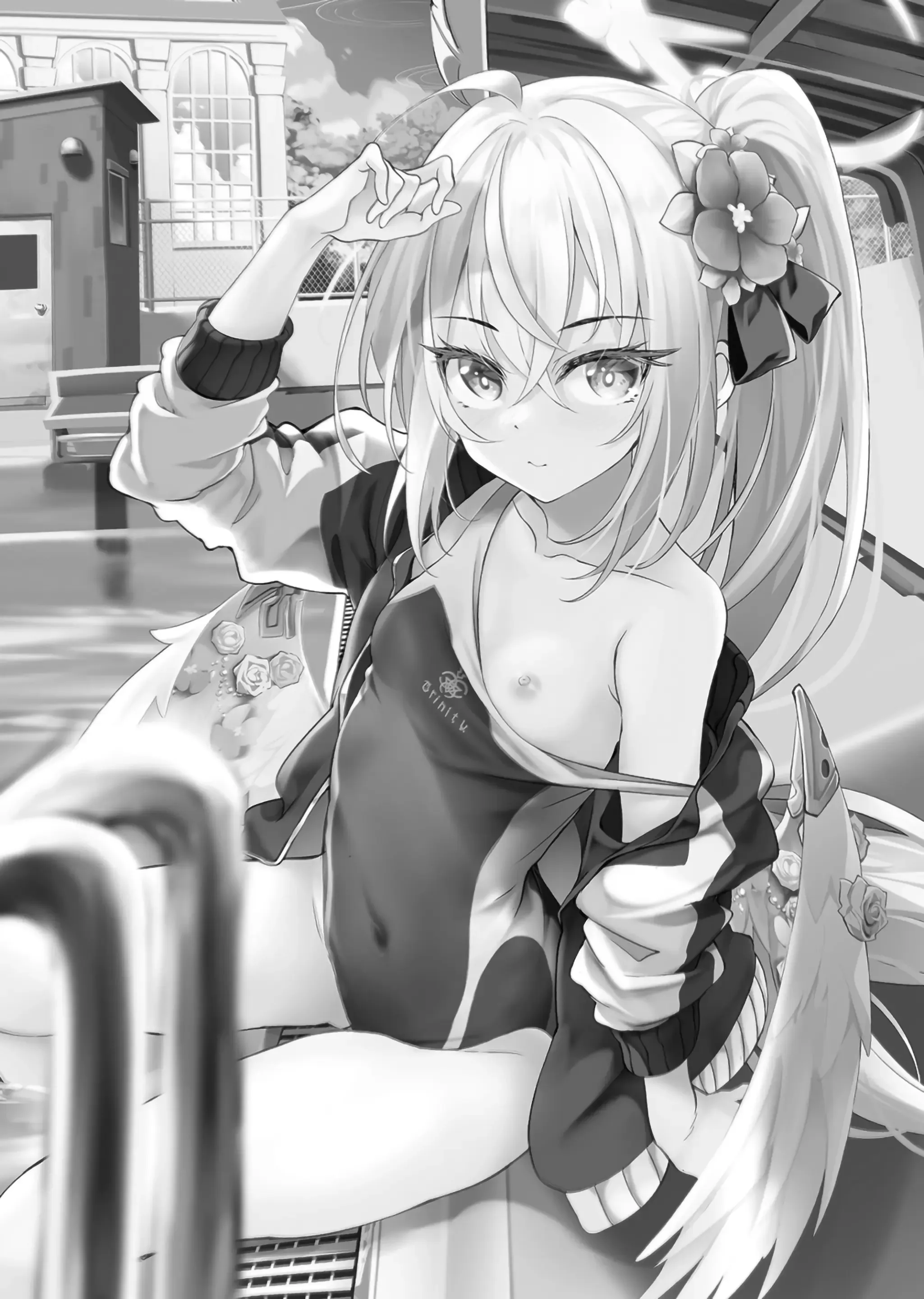 HentaiVN.net - Ảnh 3 - Chơi bé Azusa tại trường [Sukumizu Azusa to Hoshuu Jugyou; スク水アズサと補習授業; Supplementary Lessons with School Swimsuit Azusa] - Chap 1