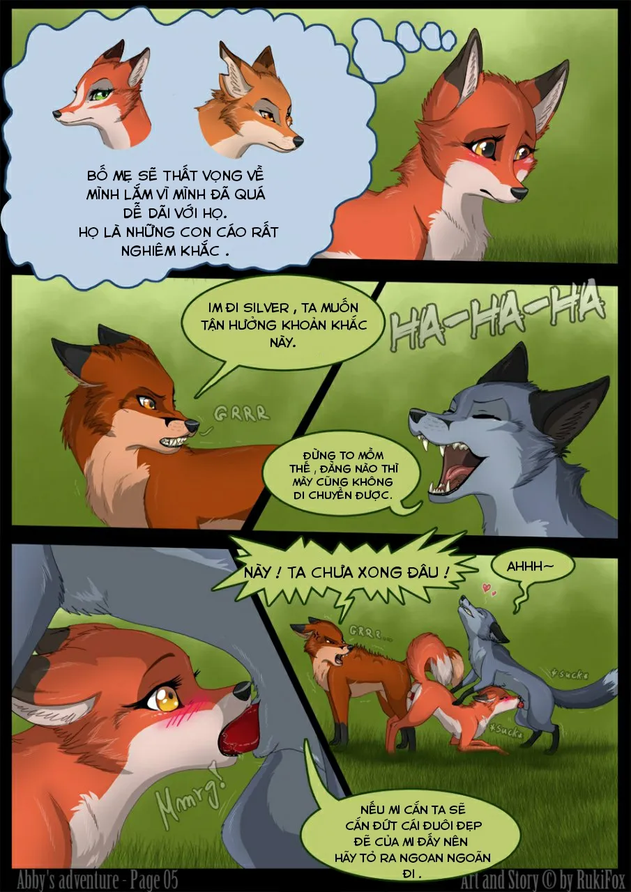 HentaiVN.net - Ảnh 5 - Chuyện về mùa động đực của Abby [Abby adventure] - Chap 1